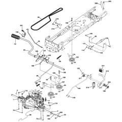 McCulloch M115-77TC - 96051016100 - 2016-09 - Drive Parts Diagram