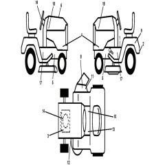 McCulloch M115-97 - 96041026603 - 2013-06 - Decals Parts Diagram