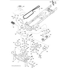 McCulloch M115-97 - 96041026603 - 2013-06 - Drive Parts Diagram