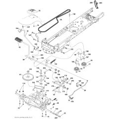 McCulloch M115-97T - 96041037600 - 2014-06 - Drive Parts Diagram