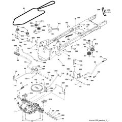 McCulloch M115-97TC - 96051013201 - 2016-05 - Drive Parts Diagram