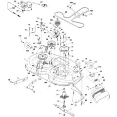 McCulloch M125107 - 96041026900 - 2011-09 - Mower Deck - Cutting Deck Parts Diagram