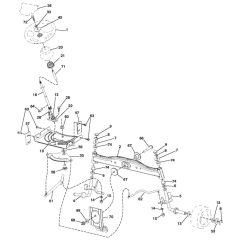 McCulloch M125107 - 96041026900 - 2011-09 - Steering Parts Diagram
