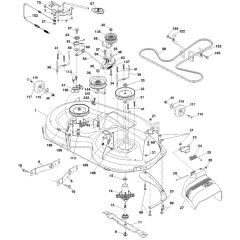 McCulloch M125107H - 96041020301 - 2011-08 - Mower Deck - Cutting Deck Parts Diagram