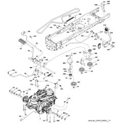 McCulloch M125107T - 96041029000 - 2012-08 - Drive Parts Diagram