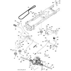 McCulloch M125107T - 96041029001 - 2012-12 - Drive Parts Diagram