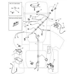 McCulloch M12530 - 96041017600 - 2010-02 - Electrical Parts Diagram
