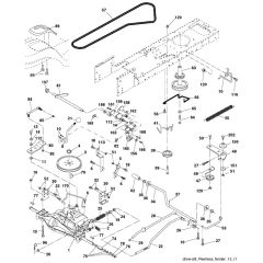 McCulloch M12538 - 96011030300 - 2011-09 - Drive Parts Diagram