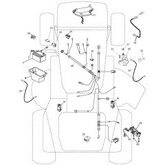 McCulloch M12538 - 96011030300 - 2011-09 - Electrical Parts Diagram