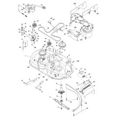 McCulloch M12597 - 96041023800 - 2011-09 - Mower Deck - Cutting Deck Parts Diagram