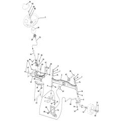 McCulloch M12597 - 96041023800 - 2011-09 - Steering Parts Diagram