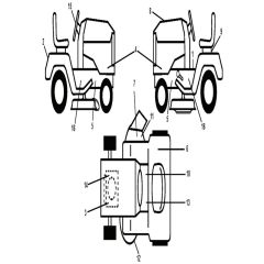 McCulloch M12597 - 96041026700 - 2012-01 - Decals Parts Diagram