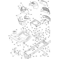 McCulloch M12597H - 96041026800 - 2011-09 - Chassis & Enclosures Parts Diagram