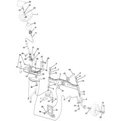 McCulloch M12597H - 96041026800 - 2011-09 - Steering Parts Diagram