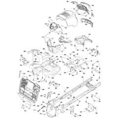 McCulloch M12597HRB - 96051005000 - 2012-01 - Chassis & Enclosures Parts Diagram