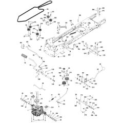 McCulloch M12597HRB - 96051005000 - 2012-01 - Drive Parts Diagram