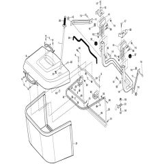McCulloch M12597HRB - 96061031400 - 2010-09 - Bagger Parts Diagram