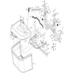 McCulloch M12597RB - 96061028700 - 2010-07 - Bagger Parts Diagram