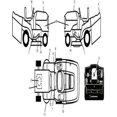 McCulloch M12597RB - 96061031300 - 2010-09 - Decals Parts Diagram