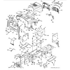 McCulloch M12597RB - 96061031301 - 2011-04 - Chassis & Enclosures Parts Diagram