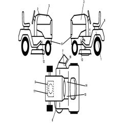 McCulloch M125-107T - 96041033500 - 2013-06 - Decals Parts Diagram