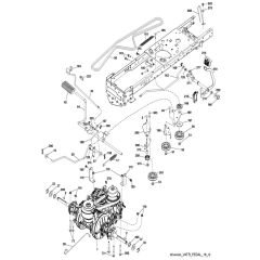 McCulloch M125-107T - 96041033500 - 2013-06 - Drive Parts Diagram
