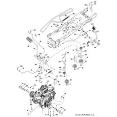 McCulloch M125-107T - 96041035300 - 2013-06 - Drive Parts Diagram