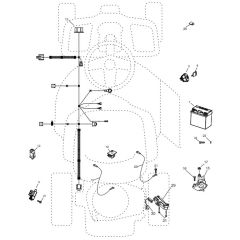 McCulloch M125-77X - 96021003300 - 2015-06 - Electrical Parts Diagram