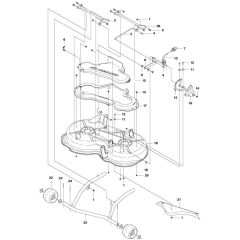 McCulloch M125-85F - 967295401 - 2015-01 - 85cm Cutting Deck (1) Parts Diagram