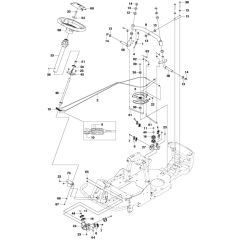 McCulloch M125-85FH - 967186901 - 2013-01 - Steering Parts Diagram