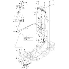McCulloch M125-85FH - 967186901 - 2016-01 - Steering Parts Diagram