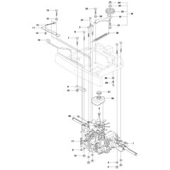 McCulloch M125-94FH - 967028401 - 2014-03 - Chassis Rear (1) Parts Diagram
