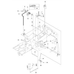 McCulloch M125-94FH - 967028401 - 2014-03 - Mower Lift - Deck Lift Parts Diagram