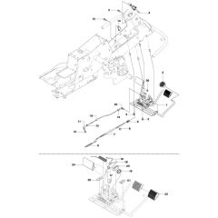 McCulloch M125-94FH - 967028401 - 2014-03 - Pedals Parts Diagram