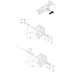 McCulloch M125-94FH - 967028401 - 2014-03 - Wheels and Tyres Parts Diagram