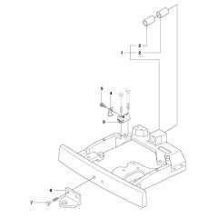 McCulloch M125-94FH - 967028401 - 2015-03 - Chassis Rear (1) Parts Diagram