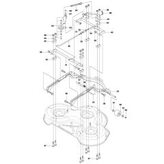 McCulloch M125-94FH - 967028401 - 2015-03 - Mower Deck - Cutting Deck (1) Parts Diagram
