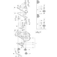McCulloch M125-94FH - 967028401 - 2015-03 - Mower Deck - Cutting Deck (2) Parts Diagram