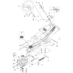 McCulloch M125-94FH - 967028401 - 2015-03 - Steering Parts Diagram