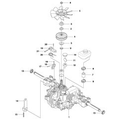 McCulloch M125-94FH - 967028401 - 2015-03 - Transmission (1) Parts Diagram