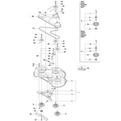 McCulloch M125-94FH - 967028402 - 2018 - Mower Deck - Cutting Deck (2) Parts Diagram