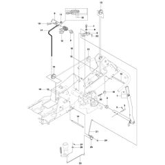 McCulloch M125-94FH - 967028402 - 2018 - Mower Lift - Deck Lift Parts Diagram