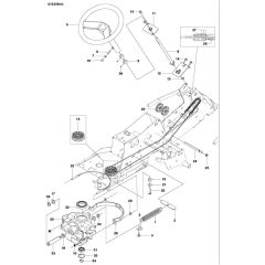 McCulloch M125-94FH - 967028402 - 2018 - Steering Parts Diagram