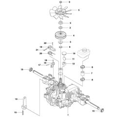 McCulloch M125-94FH - 967028402 - 2018 - Transmission (2) Parts Diagram