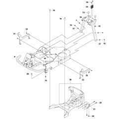 McCulloch M125-97FH - 966725601 - 2012 - Chassis & Enclosures Parts Diagram