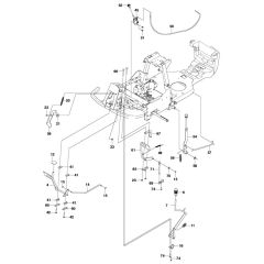 McCulloch M125-97FH - 966725601 - 2012 - Controls Parts Diagram