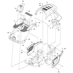 McCulloch M125-97FH - 967206901 - 2013-01 - Cover Parts Diagram