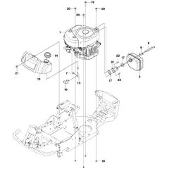 McCulloch M125-97FH - 967206901 - 2013-01 - Engine Parts Diagram