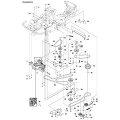 McCulloch M125-97FH - 967206901 - 2013-01 - Transmission Parts Diagram