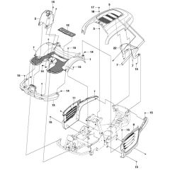 McCulloch M125-97FH - 967207101 - 2013-01 - Cover Parts Diagram